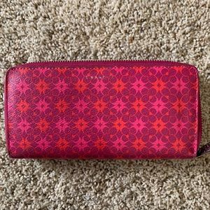 Pink Coach Wallet